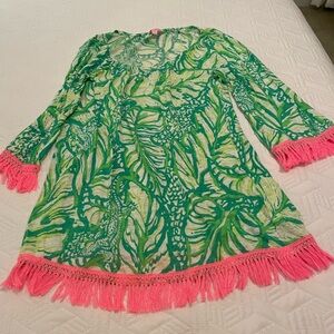 Lilly Linen Beach Cover